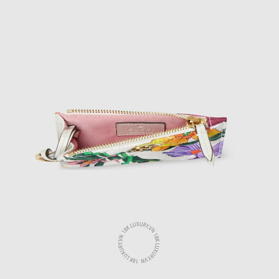 Ví Ngắn Gucci GG Marmont zip key pouch 837747 FAF3T 8595 GGV018