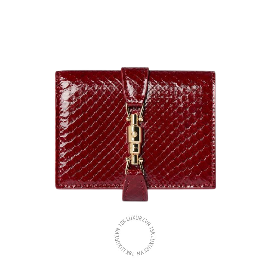 Ví Ngắn Gucci Jackie python medium wallet 867166 LAALK 6106 GGV072