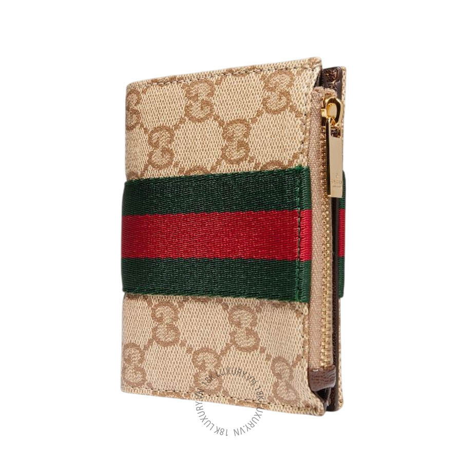 Ví Ngắn Gucci Small wallet with Web 876045 FAF8R 8547 GGV046