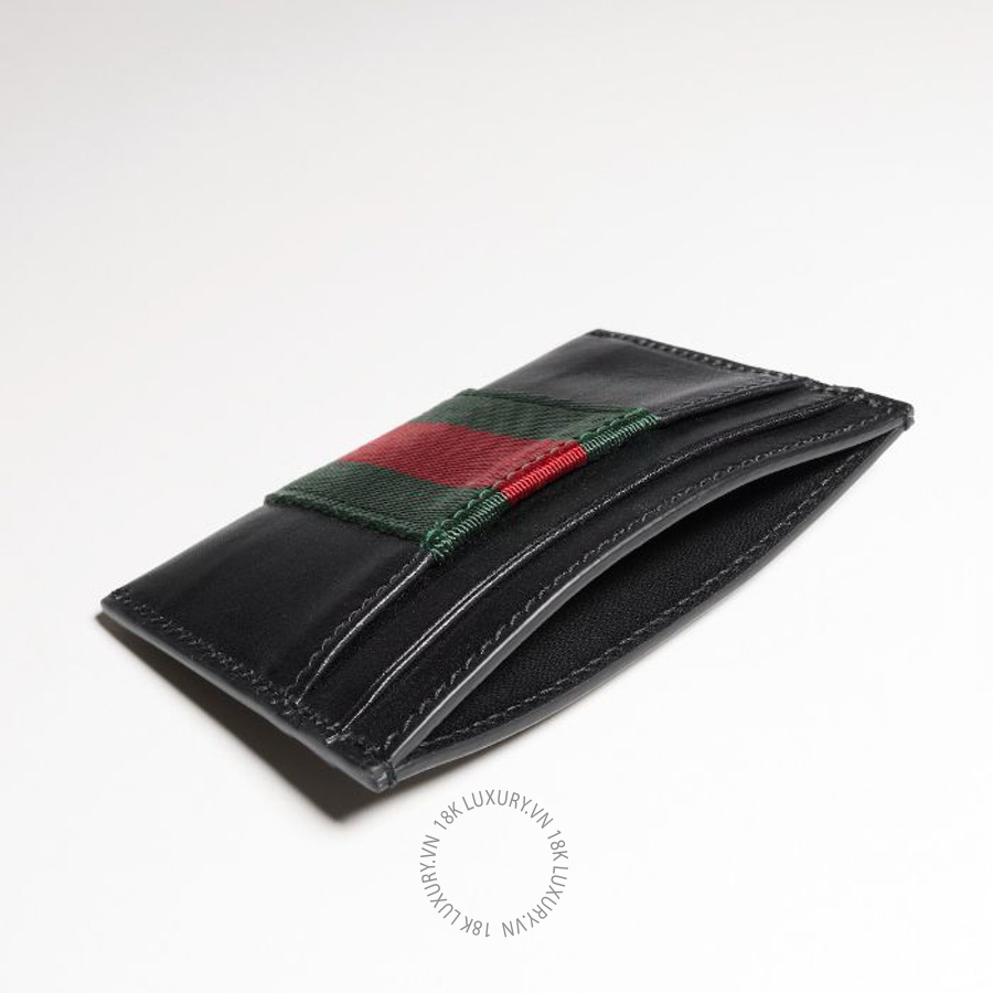 Ví Ngắn Gucci Web Trademark card case 867277 AAGIT 1053 GGV123