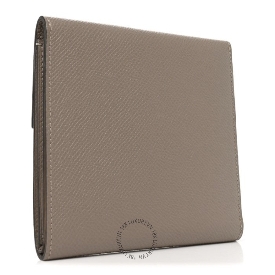 Ví Ngắn Hermes Epsom Clic 12 Wallet Etain JJKS024