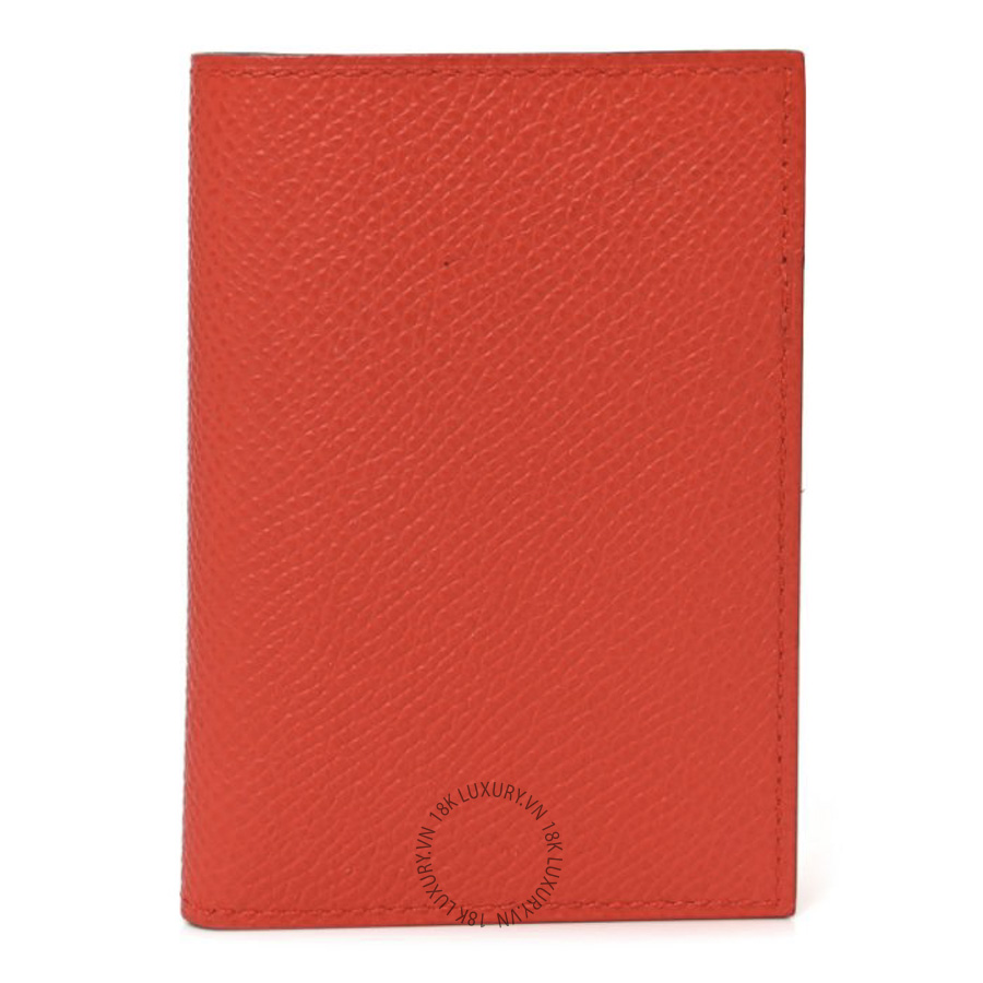 Ví Ngắn Hermes Epsom Doado Card Holder Capucine Gold JJKS160