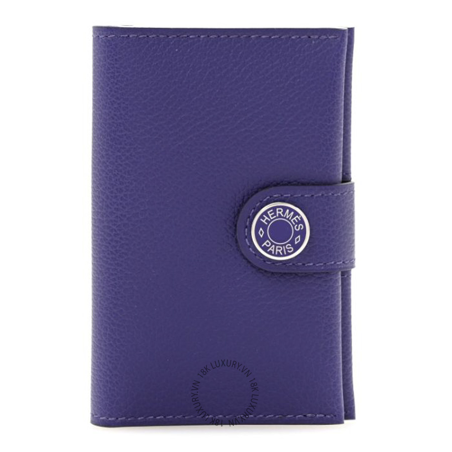 Ví Ngắn Hermes Evercolor RMS Card Holder Purple JJKS108
