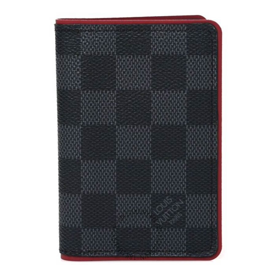 Ví ngắn Louis Vuitton Damier Graphite Pocket Organizer Bordeaux FPVL318