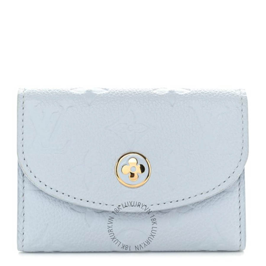 Ví ngắn Louis Vuitton Empreinte Rosalie Coin Purse Azure Blue FPVL382