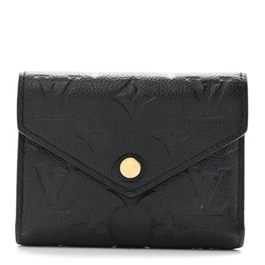 Ví ngắn Louis Vuitton Empreinte Victorine Wallet Black FPVL585