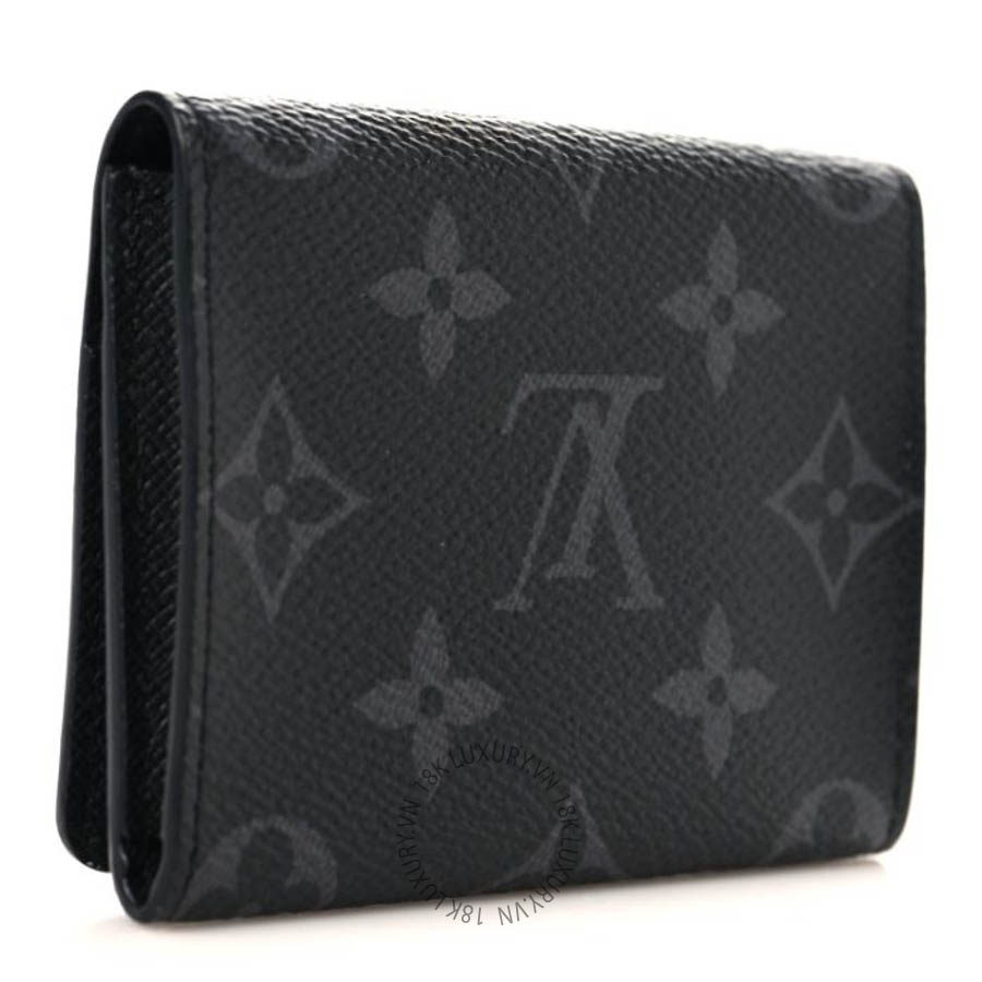 Ví ngắn Louis Vuitton Monogram Eclipse Envelope Business Card Holder FPVL046
