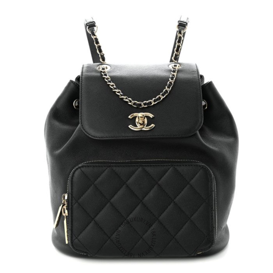 Balo Chanel Caviar Quilted Business Affinity Black CDBC164