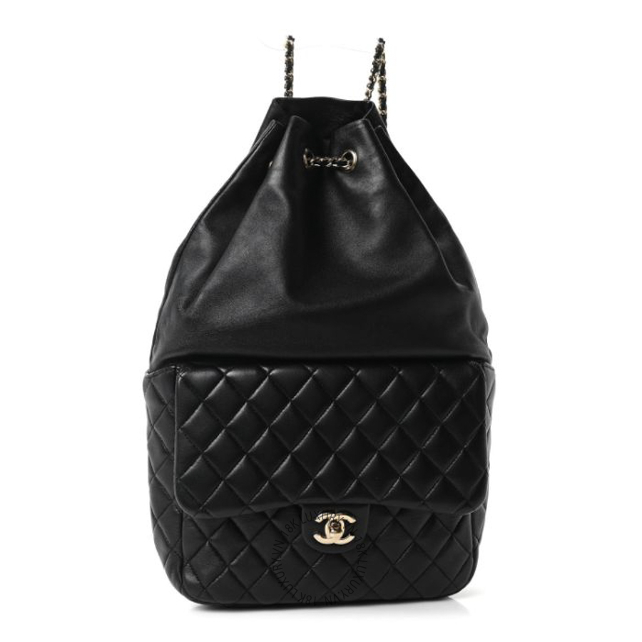 Balo Chanel Lambskin Quilted Large in Seoul Black CDBC124