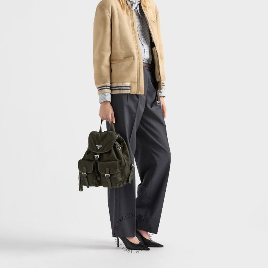Balo Prada Medium quilted Re-Nylon with Saffiano leather trim 1BZ811_2ZSI_F05VI_V_OTN NTPR144
