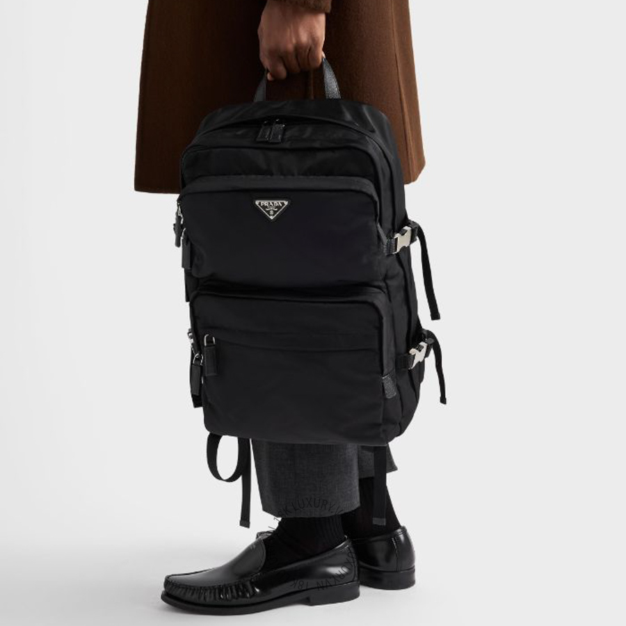 Balo Prada Re-Nylon and Saffiano leather 2VZ101_2DMG_F0002_V_OOO NTPR306