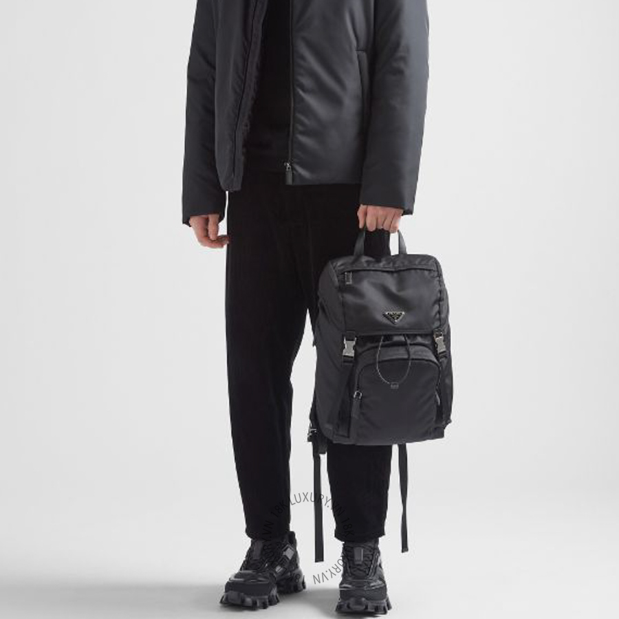 Balo Prada Re-Nylon and Saffiano leather 2VZ135_2DMG_F0002_V_HOL NTPR267