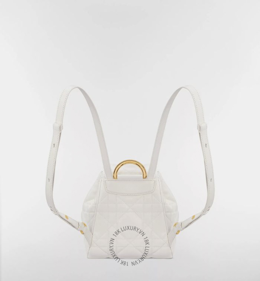 Balo Small Dior Caro Latte Lambskin M6302UNOZ_M030 AMXM264