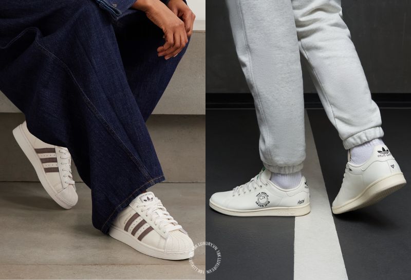 Giày Adidas Superstar và Stan Smith