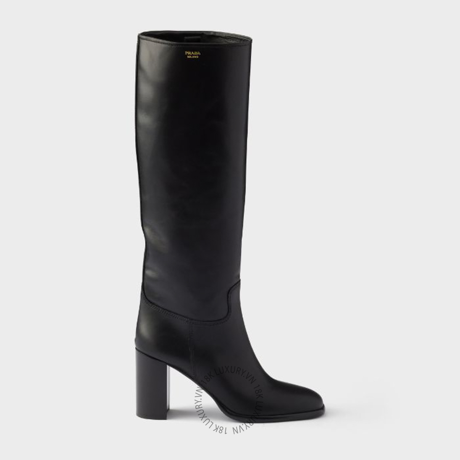 Boots cao gót Prada Leather 1W627O_7V6_F0002_F_085 NGPR220
