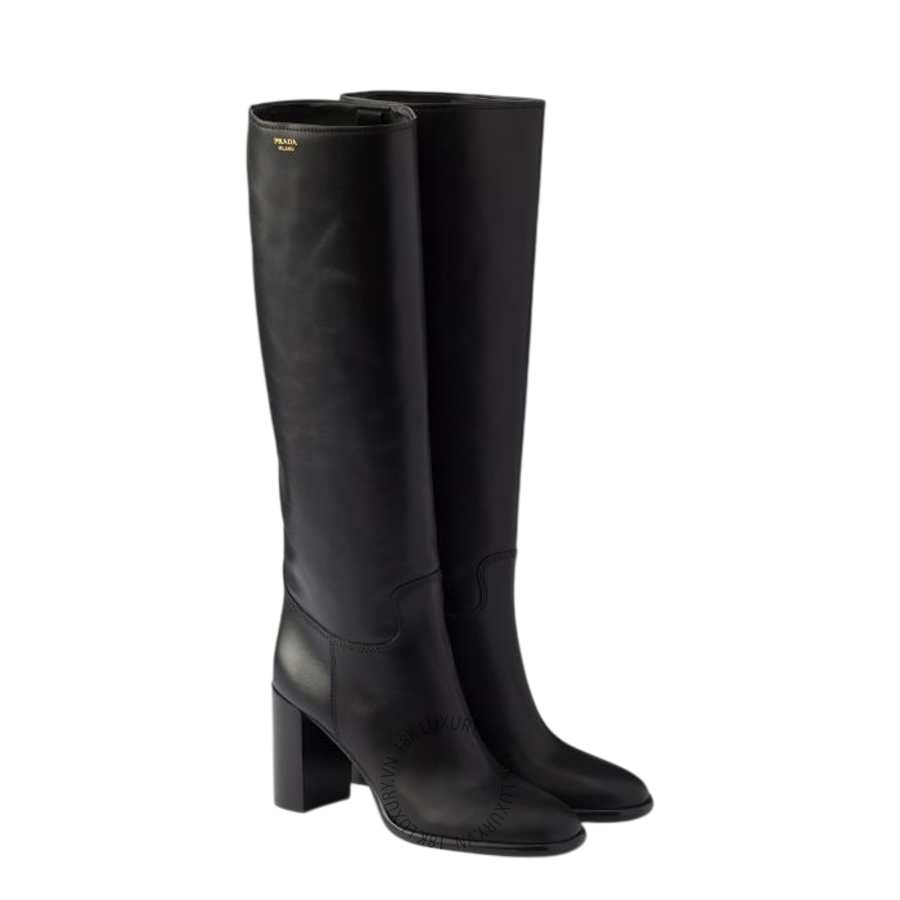 Boots cao gót Prada Leather 1W627O_7V6_F0002_F_085 NGPR220