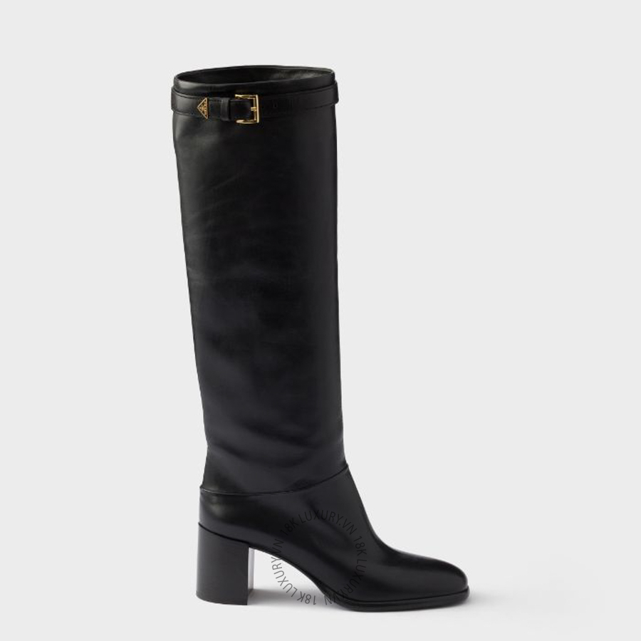 Boots cao gót Prada Leather 1W678O_070_F0002_F_065 NGPR293