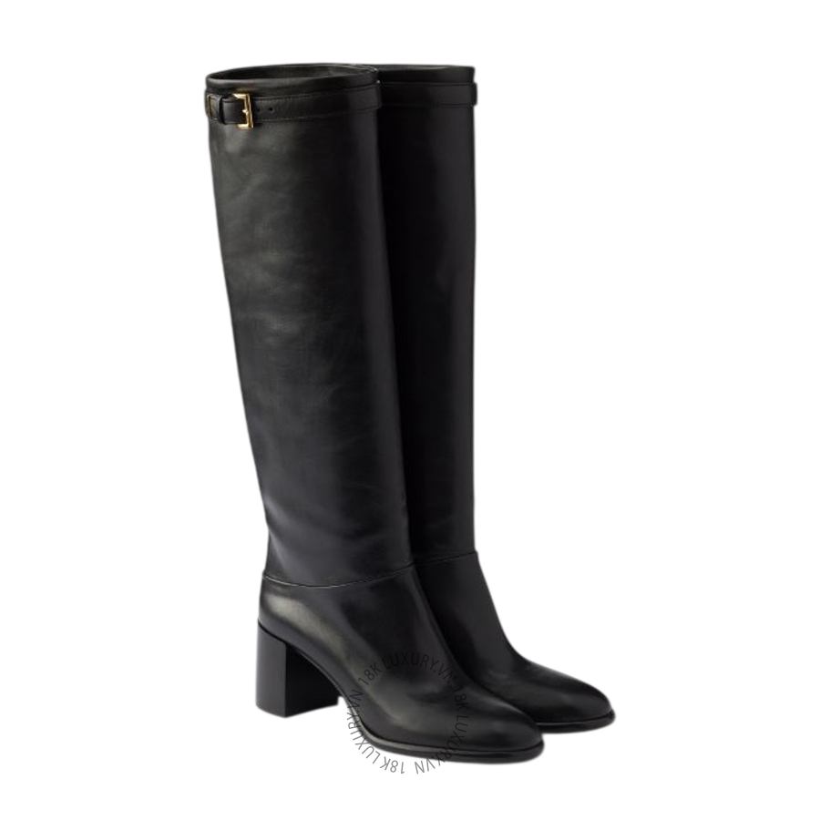 Boots cao gót Prada Leather 1W678O_070_F0002_F_065 NGPR293
