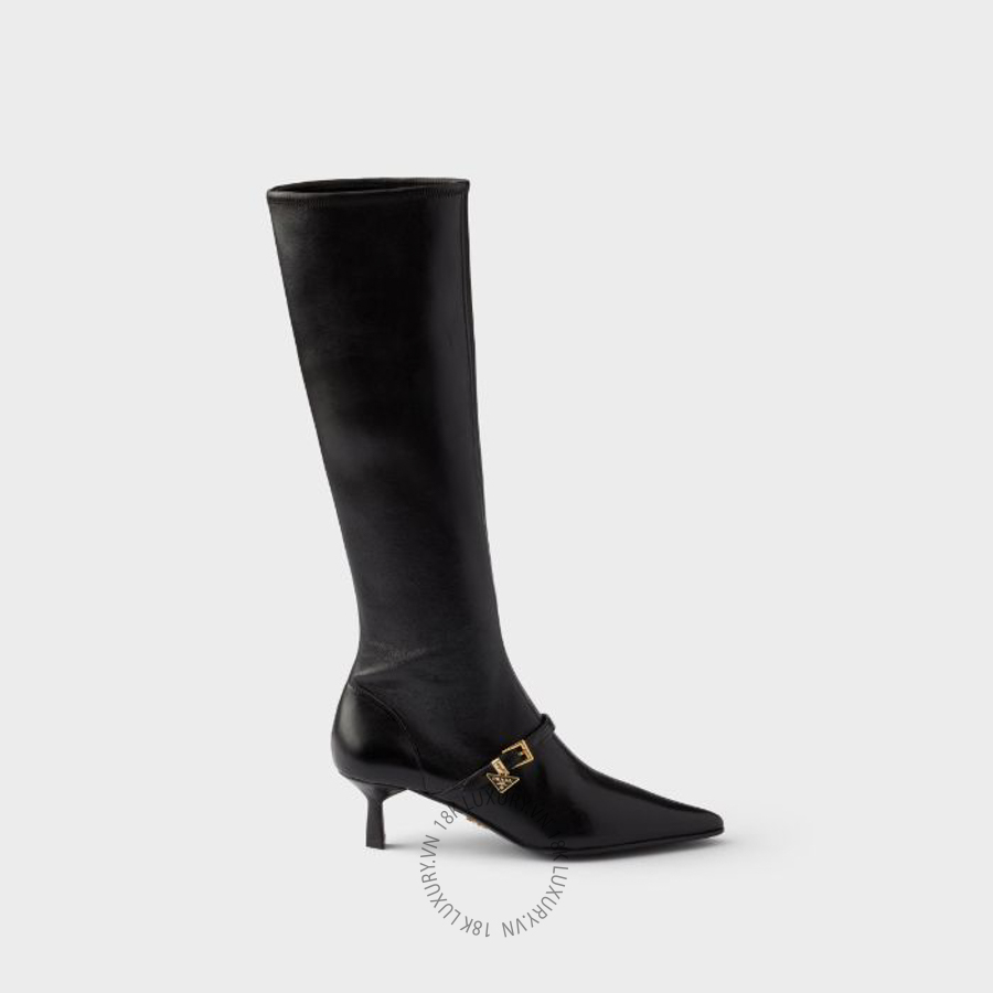 Boots cao gót Prada Stretch nappa leather 1W649O_L68_F0002_F_055 NGPR291