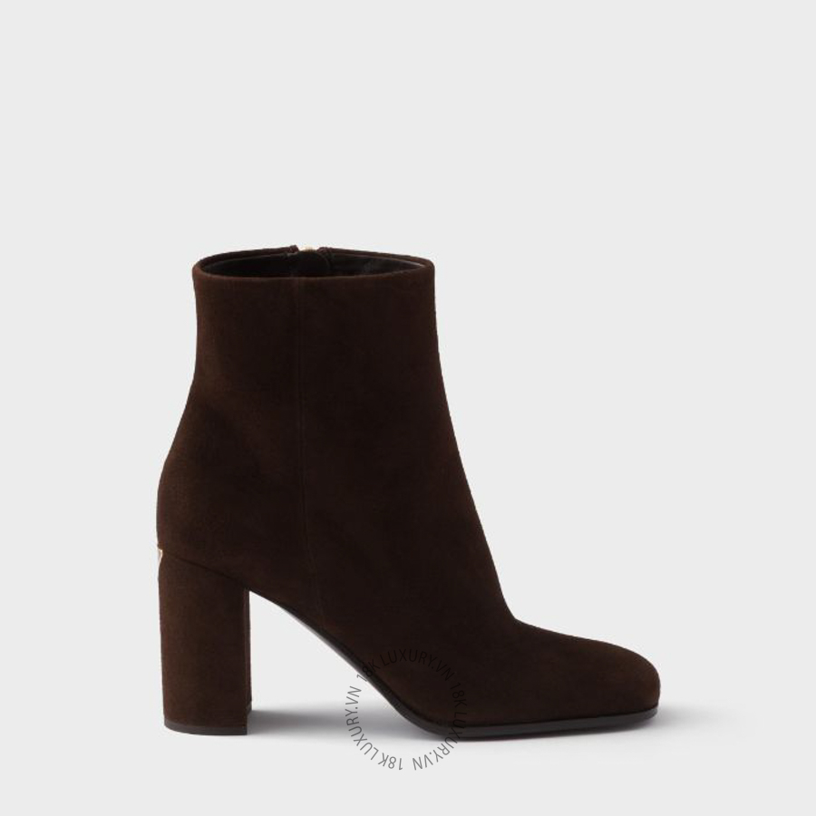 Boots cao gót Prada Suede 1T631N_008_F0003_F_D085 NGPR302