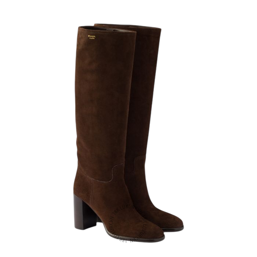 Boots cao gót Prada Suede 1W627O_103_F0003_F_085 NGPR219