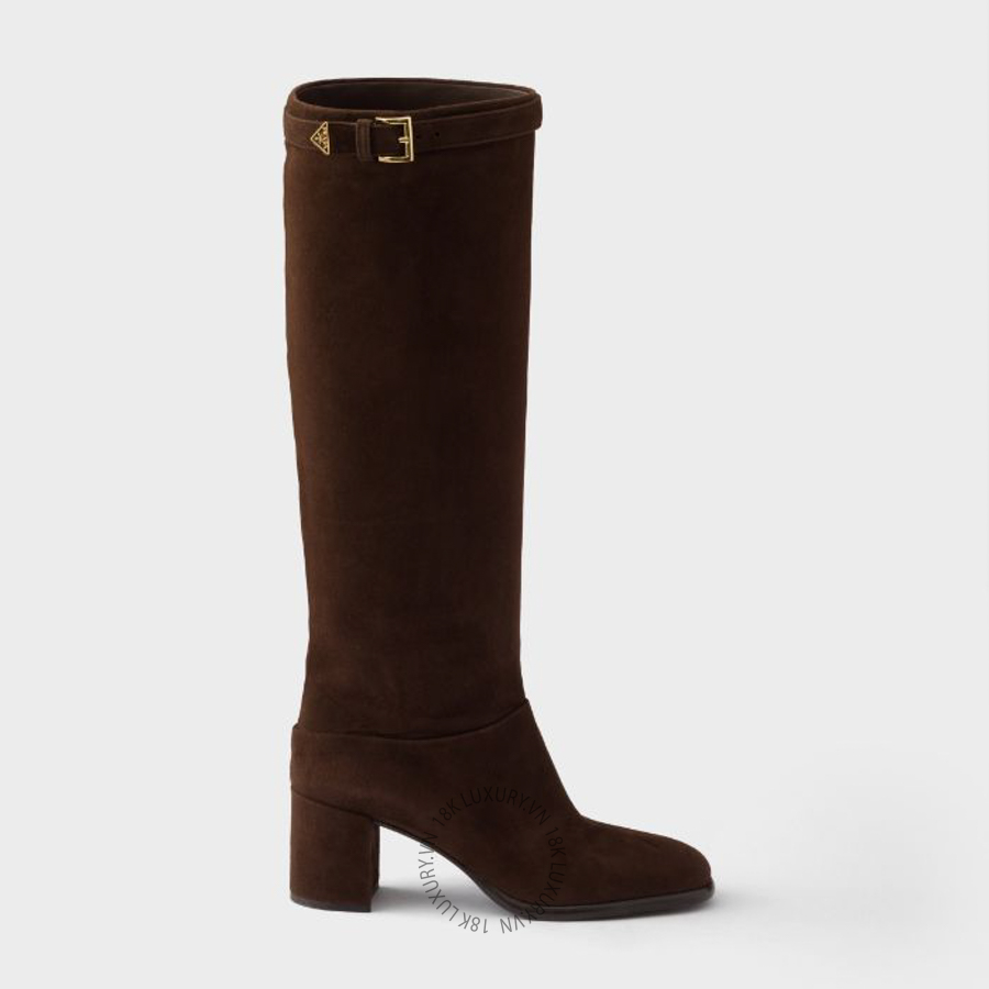 Boots cao gót Prada Suede 1W678O_008_F0003_F_065 NGPR292