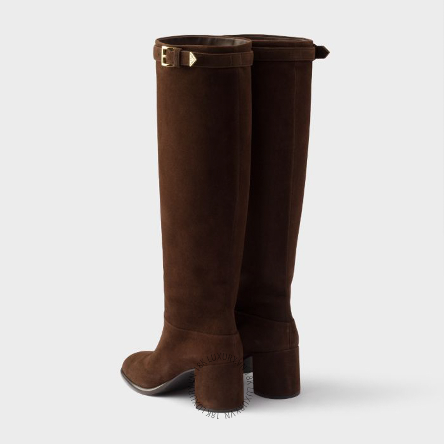 Boots cao gót Prada Suede 1W678O_008_F0003_F_065 NGPR292 13 Boots cao gót Prada Suede 1W678O_008_F0003_F_065 NGPR292