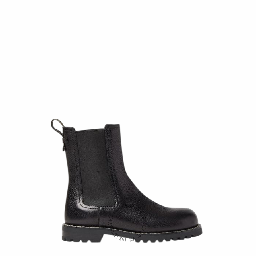 Boots Fendi Commando Black leather Chelsea 8T9105B183F0ABB NGFD069