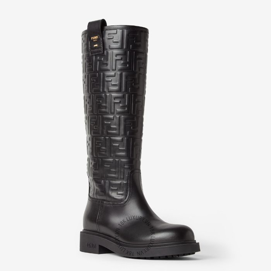Boots Fendi Filo Black leather 8W8574AY9OF0ABB NGFD096
