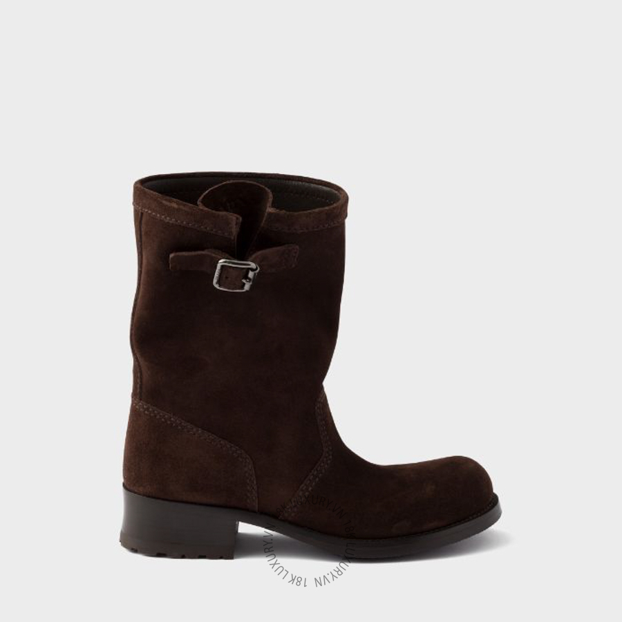 Boots Prada Suede mid-calf 1U275O_B0L_F0003_F_040 NGPR317