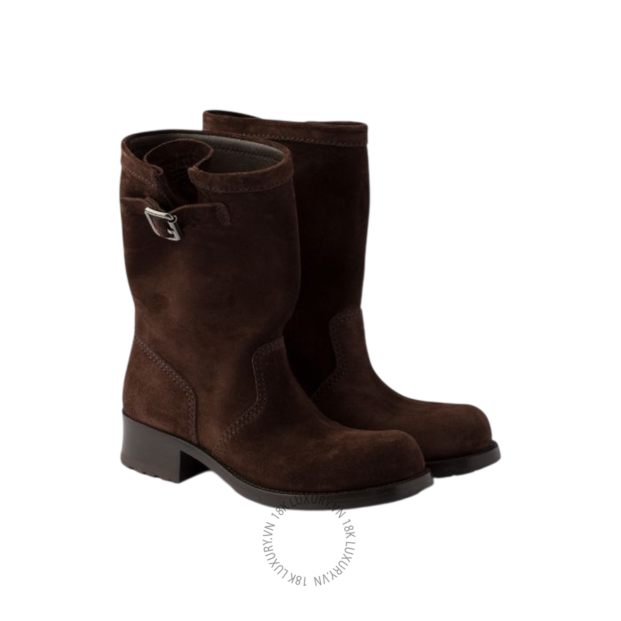 Boots Prada Suede mid-calf 1U275O_B0L_F0003_F_040 NGPR317