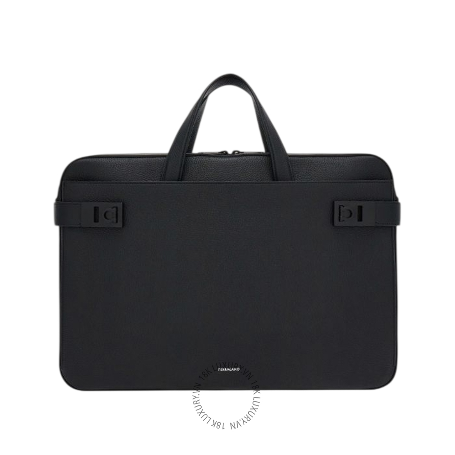 Cặp Salvatore Ferragamo briefcase with hug buckle (m) 241652775193 PUCH072