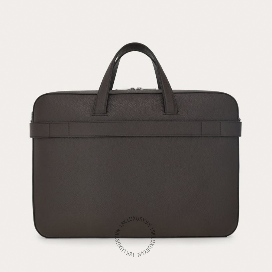 Cặp Salvatore Ferragamo briefcase with hug buckle (m) testa di moro 241652788032 PUCH071 22 Cặp Salvatore Ferragamo briefcase with hug buckle (m) testa di moro 241652788032 PUCH071