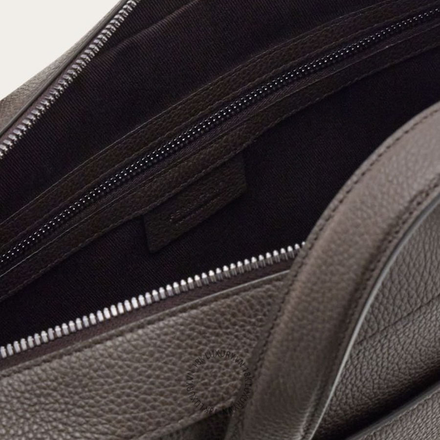 Cặp Salvatore Ferragamo briefcase with hug buckle (m) testa di moro 241652788032 PUCH071 23 Cặp Salvatore Ferragamo briefcase with hug buckle (m) testa di moro 241652788032 PUCH071