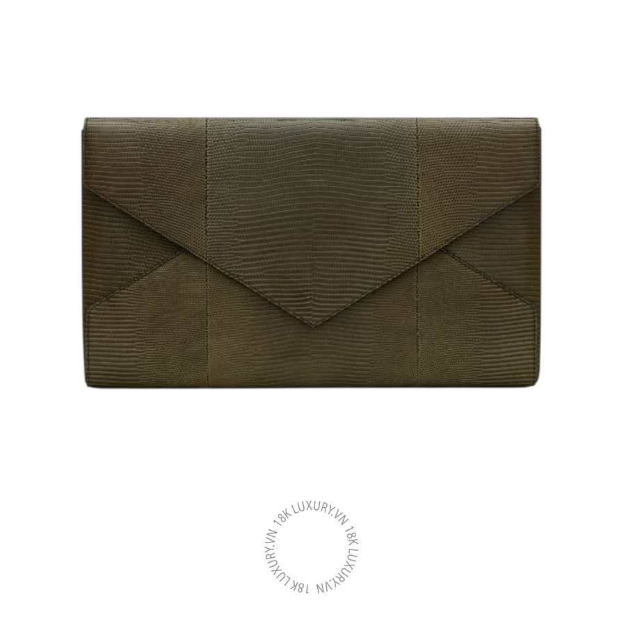 Clutch YSL LETTER large pouch in lizard A003UNEABNV3988 VKI157