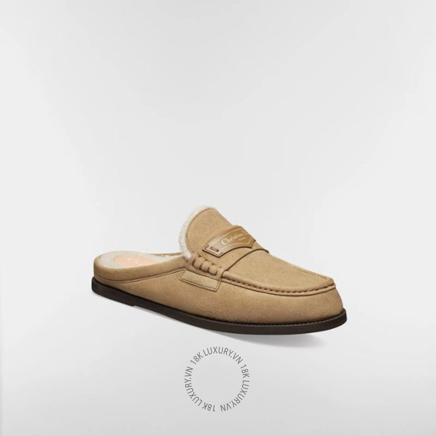 Dép Dior Boy Mule Beige Suede Goatskin KDB922SKU_S43M TQQP111