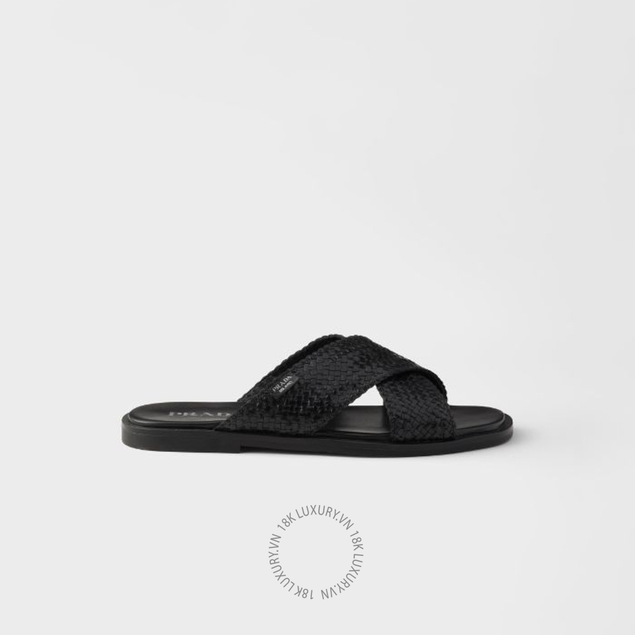 Dép quai chéo Prada Crisscross slides 2X3171_034_F0002_F_G000 NGPR122