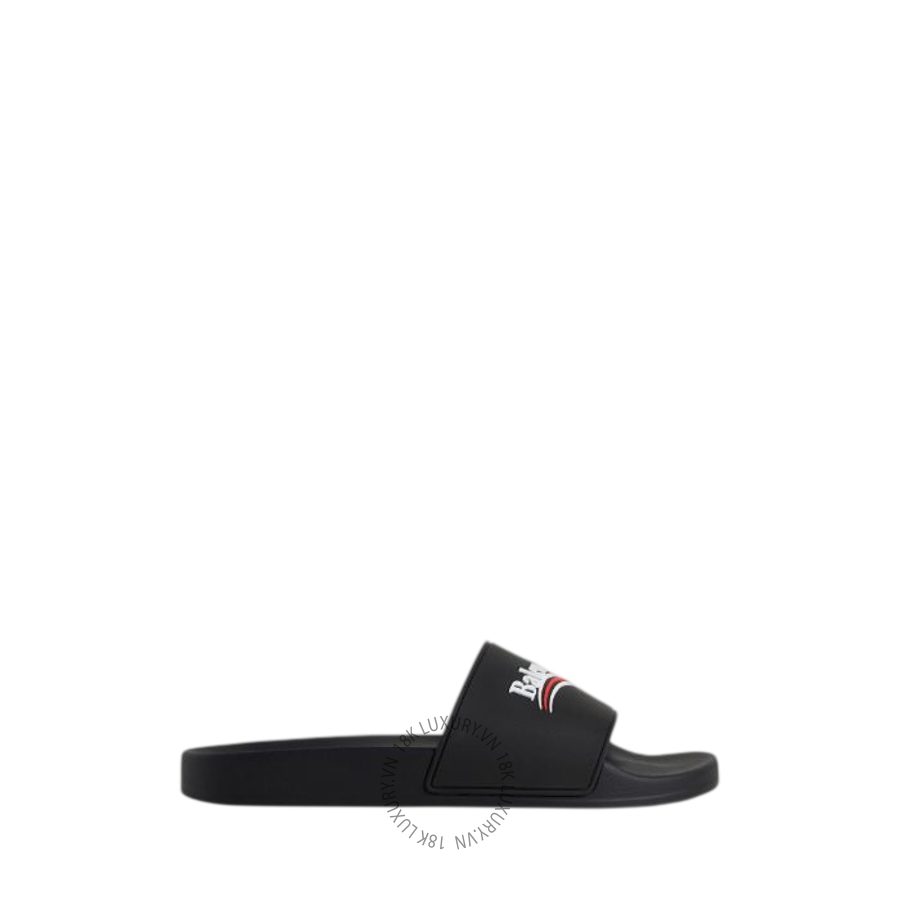 Dép Quai Ngang Balenciaga Men's Pool Slide Sandal in Black 776818W1S801096 BCA527