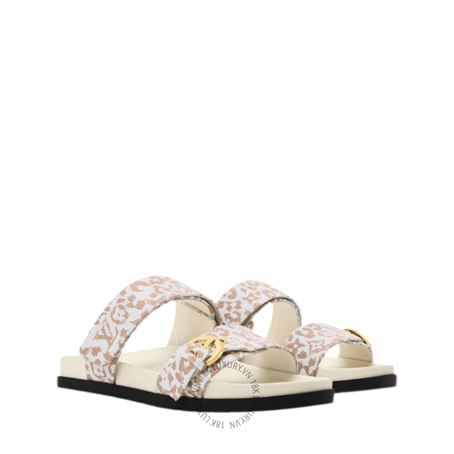 Dép quai ngang Louis Vuitton Bom Dia Comfort Mules 1AJLJD NGLV644