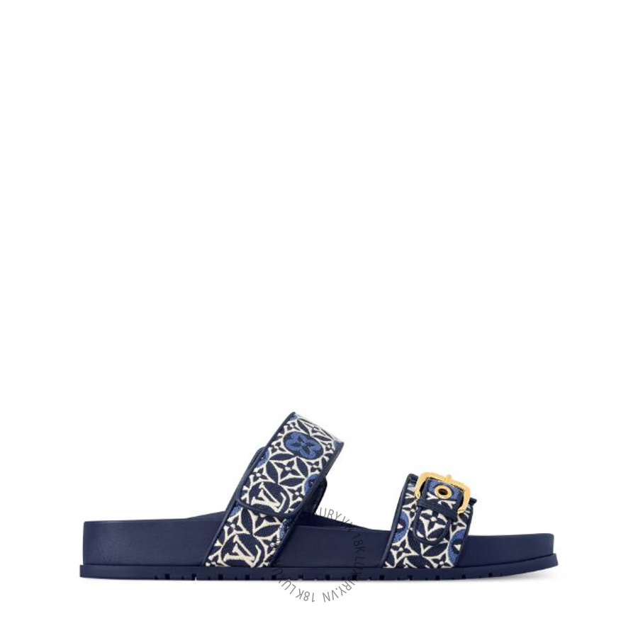 Dép quai ngang Louis Vuitton Bom Dia Flat Comfort Mules 1AHMC7 NGLV631