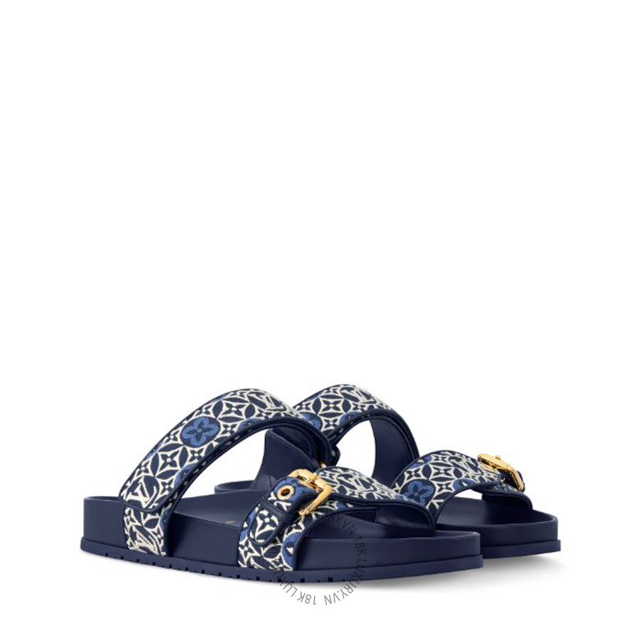 Dép quai ngang Louis Vuitton Bom Dia Flat Comfort Mules 1AHMC7 NGLV631