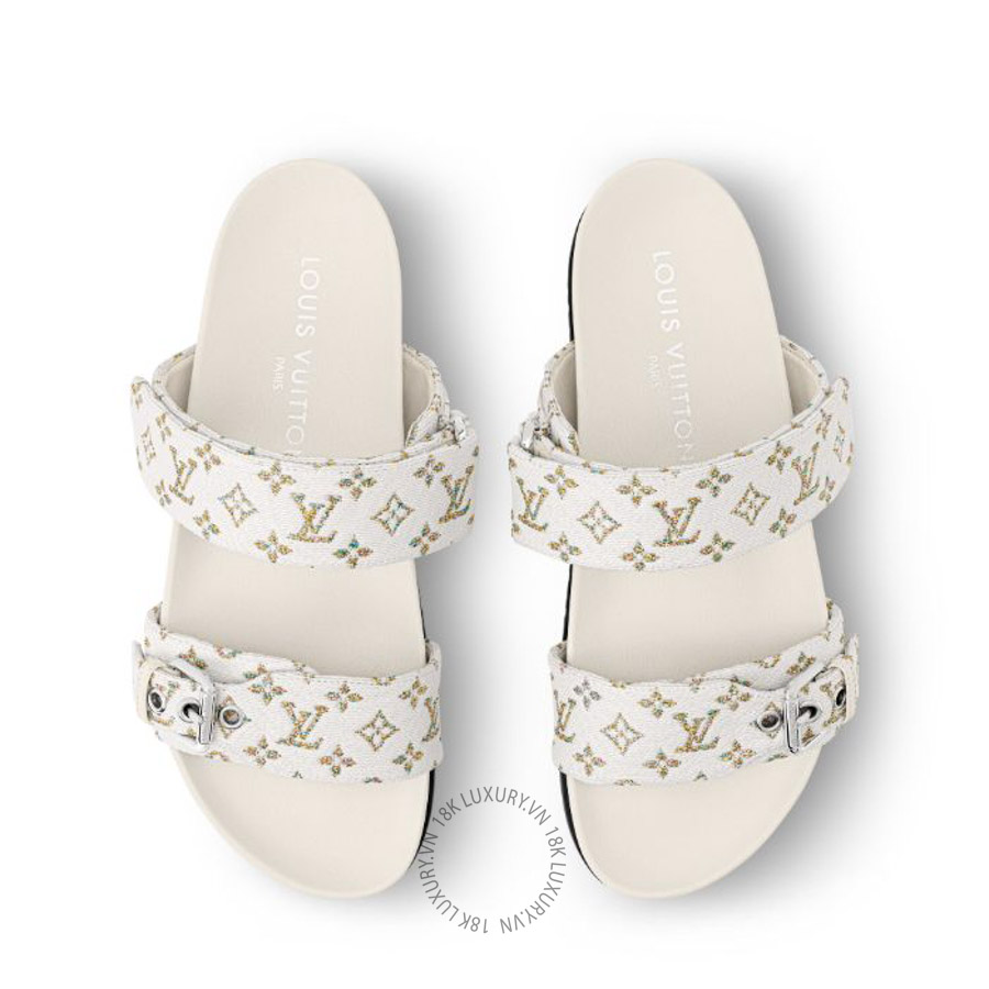 Dép quai ngang Louis Vuitton Bom Dia Flat Comfort Mules 1AIDGT NGLV630 8 Dép quai ngang Louis Vuitton Bom Dia Flat Comfort Mules 1AIDGT NGLV630