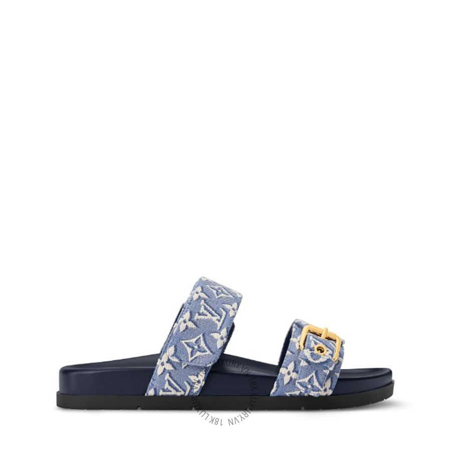 Dép quai ngang Louis Vuitton Bom Dia Flat Comfort Mules 1AKJ90 NGLV633