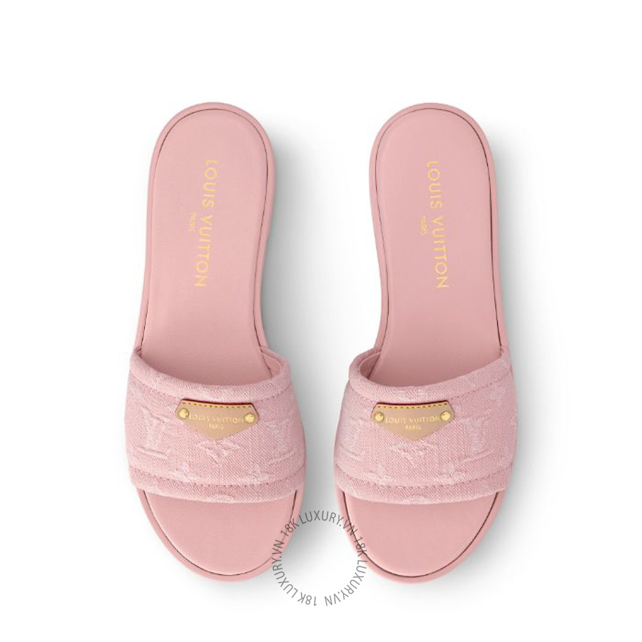 Dép quai ngang Louis Vuitton Lily Flat Mules 1AGX46 NGLV585 8 Dép quai ngang Louis Vuitton Lily Flat Mules 1AGX46 NGLV585