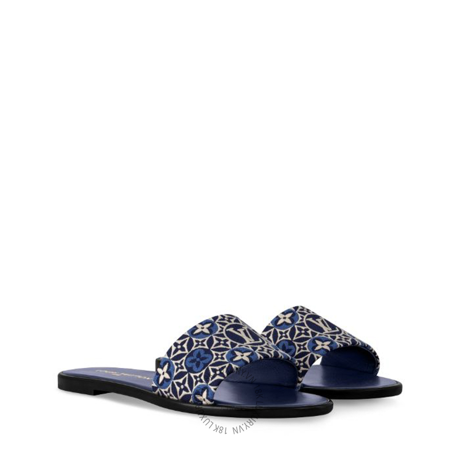 Dép quai ngang Louis Vuitton Lily Flat Mules 1AHM67 NGLV580