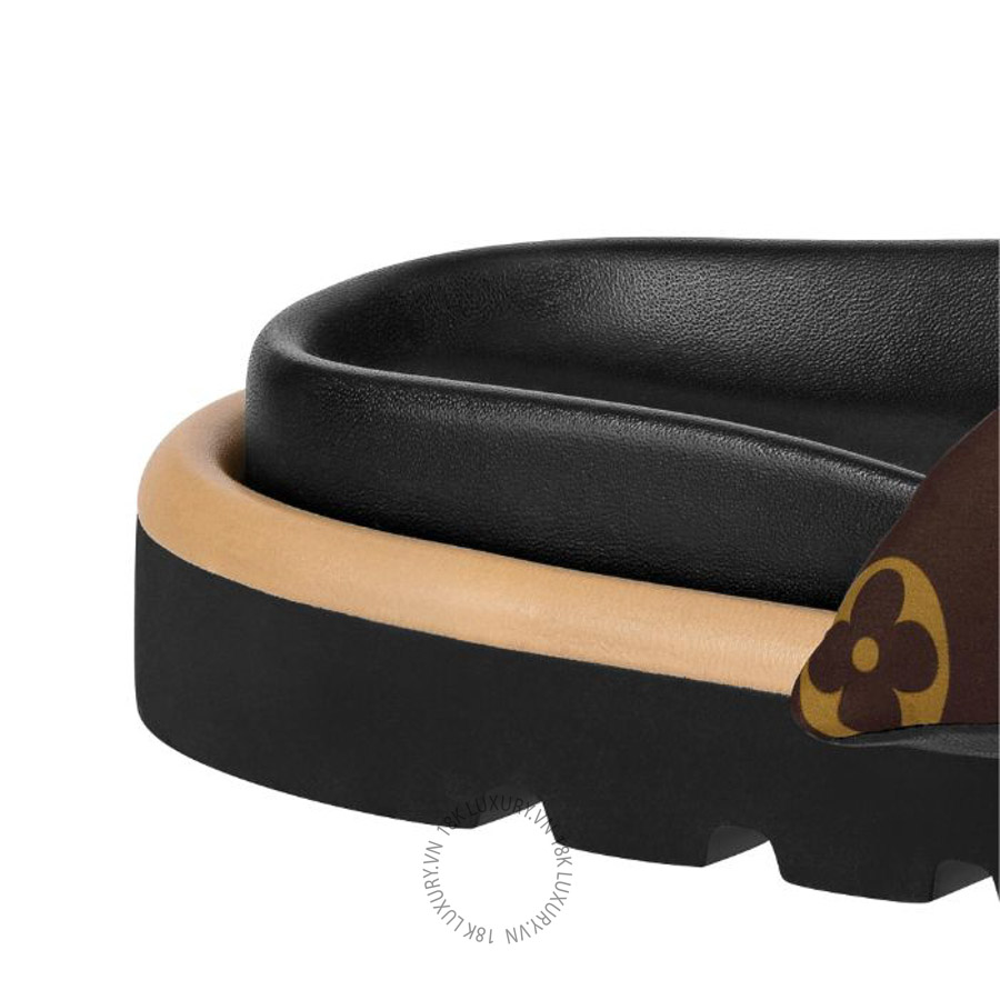 Dép quai ngang Louis Vuitton Pool Pillow Flat Comfort Mules 1AAEBX NGLV627