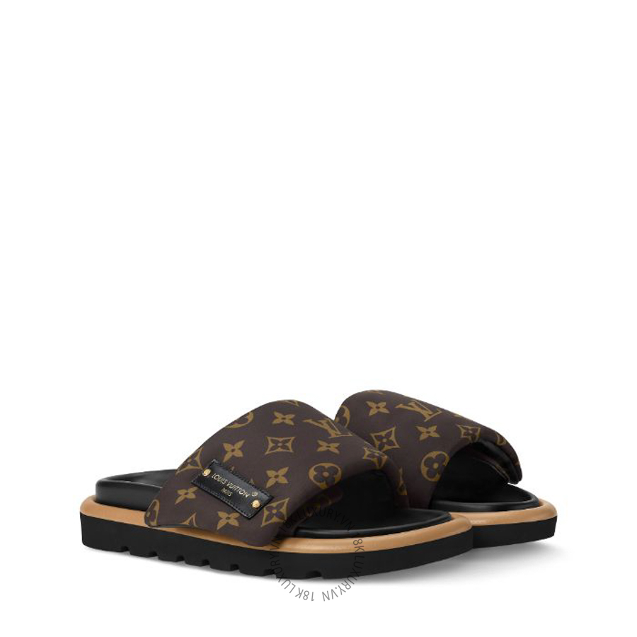 Dép quai ngang Louis Vuitton Pool Pillow Flat Comfort Mules 1AAEBX NGLV627
