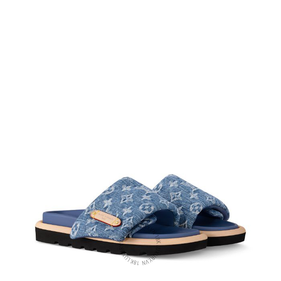 Dép quai ngang Louis Vuitton Pool Pillow Flat Comfort Mules 1AGUZN NGLV652