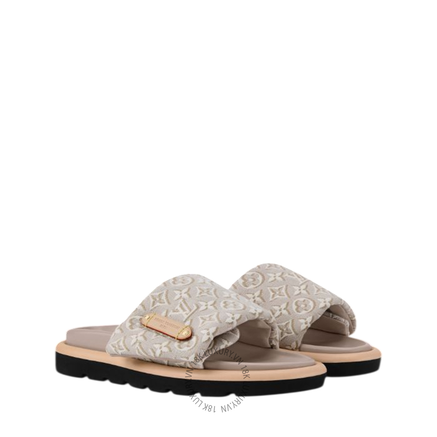 Dép quai ngang Louis Vuitton Pool Pillow Flat Comfort Mules 1AKJ5H NGLV646