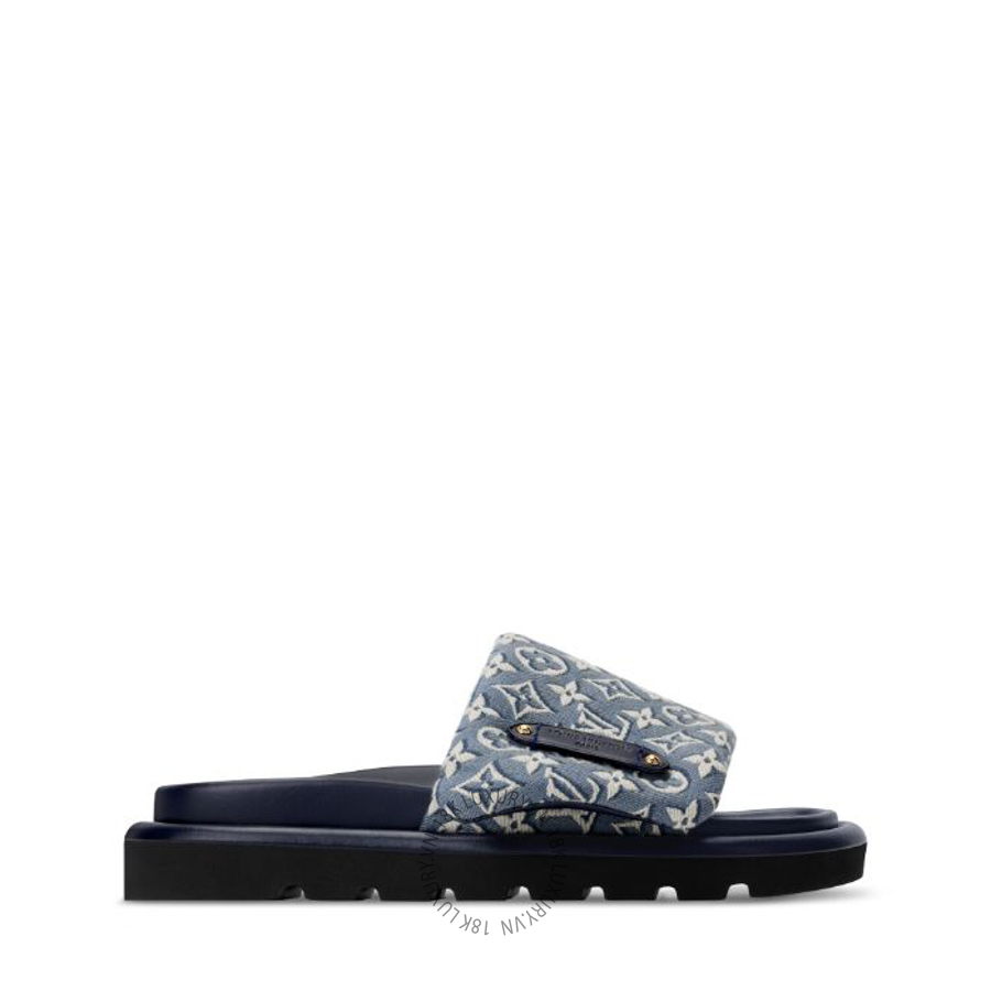 Dép quai ngang Louis Vuitton Pool Pillow Flat Comfort Mules 1AKJ5Q NGLV645